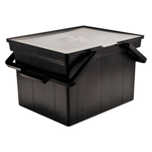 Advantus wholesale. Companion Portable File, Letter-legal Files, 17" X 14" X 11", Black. HSD Wholesale: Janitorial Supplies, Breakroom Supplies, Office Supplies.