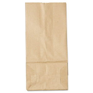 General wholesale. Grocery Paper Bags, 35 Lbs Capacity, #5, 5.25"w X 3.44"d X 10.94"h, Kraft, 500 Bags. HSD Wholesale: Janitorial Supplies, Breakroom Supplies, Office Supplies.