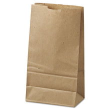 Load image into Gallery viewer, General wholesale. Grocery Paper Bags, 35 Lbs Capacity, #6, 6&quot;w X 3.63&quot;d X 11.06&quot;h, Kraft, 500 Bags. HSD Wholesale: Janitorial Supplies, Breakroom Supplies, Office Supplies.