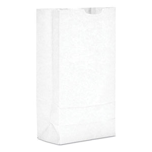 General wholesale. Grocery Paper Bags, 35 Lbs Capacity, #10, 6.31"w X 4.19"d X 13.38"h, White, 500 Bags. HSD Wholesale: Janitorial Supplies, Breakroom Supplies, Office Supplies.