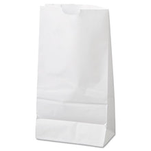 Load image into Gallery viewer, General wholesale. Grocery Paper Bags, 35 Lbs Capacity, #6, 6&quot;w X 3.63&quot;d X 11.06&quot;h, White, 500 Bags. HSD Wholesale: Janitorial Supplies, Breakroom Supplies, Office Supplies.