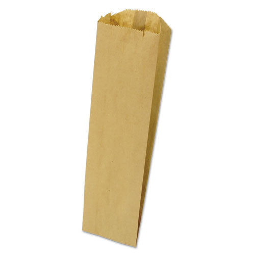 General wholesale. Grocery Pint-sized Paper Bags For Liquor Takeout, 35 Lbs Capacity, Pint, 3.75"w X 2.25"d X 11.25"h, Kraft, 500 Bags. HSD Wholesale: Janitorial Supplies, Breakroom Supplies, Office Supplies.