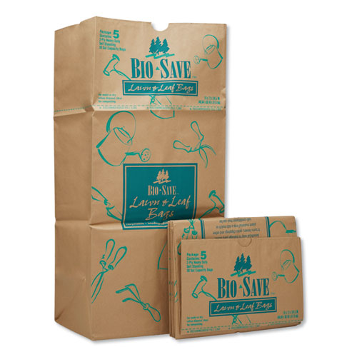 General wholesale. Lawn And Leaf Bags, 30 Gal, 16" X 35", Kraft, 50 Bags. HSD Wholesale: Janitorial Supplies, Breakroom Supplies, Office Supplies.