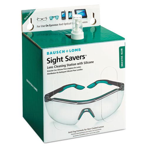 Bausch & Lomb wholesale. Sight Savers Lens Cleaning Station, 6 1-2" X 4 3-4" Tissues. HSD Wholesale: Janitorial Supplies, Breakroom Supplies, Office Supplies.