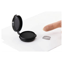 Load image into Gallery viewer, SICURIX® wholesale. Fingerprint Ink Pad, 1 1-2&quot; Diameter, Black. HSD Wholesale: Janitorial Supplies, Breakroom Supplies, Office Supplies.