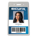 SICURIX® wholesale. Sicurix Proximity Badge Holder, Vertical, 2 1-2w X 4 1-2h, Clear, 50-pack. HSD Wholesale: Janitorial Supplies, Breakroom Supplies, Office Supplies.
