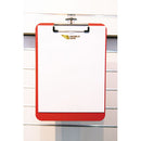 Mobile OPS® wholesale. Unbreakable Recycled Clipboard, 1-4" Capacity, 8 1-2 X 11, Red. HSD Wholesale: Janitorial Supplies, Breakroom Supplies, Office Supplies.