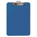 Mobile OPS® wholesale. Unbreakable Recycled Clipboard, 1-4" Capacity, 8 1-2 X 11, Blue. HSD Wholesale: Janitorial Supplies, Breakroom Supplies, Office Supplies.