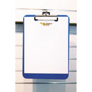 Mobile OPS® wholesale. Unbreakable Recycled Clipboard, 1-4" Capacity, 8 1-2 X 11, Blue. HSD Wholesale: Janitorial Supplies, Breakroom Supplies, Office Supplies.