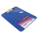 Mobile OPS® wholesale. Unbreakable Recycled Clipboard, 1-4" Capacity, 8 1-2 X 11, Blue. HSD Wholesale: Janitorial Supplies, Breakroom Supplies, Office Supplies.