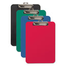 Mobile OPS® wholesale. Unbreakable Recycled Clipboard, 1-4" Capacity, 8 1-2 X 11, Blue. HSD Wholesale: Janitorial Supplies, Breakroom Supplies, Office Supplies.
