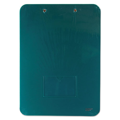 Mobile OPS® wholesale. Unbreakable Recycled Clipboard, 1-4" Capacity, 9 X 12 1-2, Green. HSD Wholesale: Janitorial Supplies, Breakroom Supplies, Office Supplies.