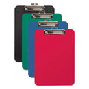 Mobile OPS® wholesale. Unbreakable Recycled Clipboard, 1-4" Capacity, 9 X 12 1-2, Green. HSD Wholesale: Janitorial Supplies, Breakroom Supplies, Office Supplies.