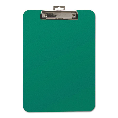 Mobile OPS® wholesale. Unbreakable Recycled Clipboard, 1-4" Capacity, 9 X 12 1-2, Green. HSD Wholesale: Janitorial Supplies, Breakroom Supplies, Office Supplies.