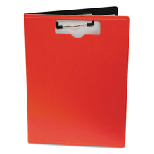 Load image into Gallery viewer, Mobile OPS® wholesale. Portfolio Clipboard With Low-profile Clip, 1-2&quot; Capacity, 8 1-2 X 11, Red. HSD Wholesale: Janitorial Supplies, Breakroom Supplies, Office Supplies.