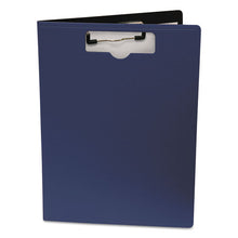 Load image into Gallery viewer, Mobile OPS® wholesale. Portfolio Clipboard With Low-profile Clip, 1-2&quot; Capacity, 8 1-2 X 11, Blue. HSD Wholesale: Janitorial Supplies, Breakroom Supplies, Office Supplies.