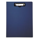 Mobile OPS® wholesale. Portfolio Clipboard With Low-profile Clip, 1-2" Capacity, 8 1-2 X 11, Blue. HSD Wholesale: Janitorial Supplies, Breakroom Supplies, Office Supplies.