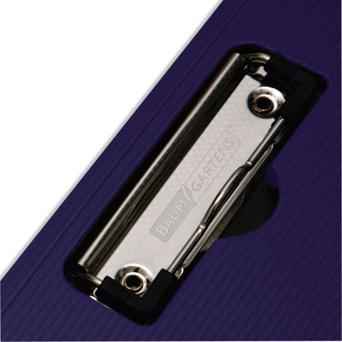 Mobile OPS® wholesale. Portfolio Clipboard With Low-profile Clip, 1-2" Capacity, 8 1-2 X 11, Blue. HSD Wholesale: Janitorial Supplies, Breakroom Supplies, Office Supplies.