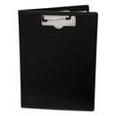 Mobile OPS® wholesale. Portfolio Clipboard With Low-profile Clip, 1-2" Capacity, 8 1-2 X 11, Black. HSD Wholesale: Janitorial Supplies, Breakroom Supplies, Office Supplies.