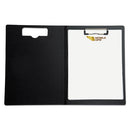 Mobile OPS® wholesale. Portfolio Clipboard With Low-profile Clip, 1-2" Capacity, 8 1-2 X 11, Black. HSD Wholesale: Janitorial Supplies, Breakroom Supplies, Office Supplies.