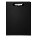 Mobile OPS® wholesale. Portfolio Clipboard With Low-profile Clip, 1-2" Capacity, 8 1-2 X 11, Black. HSD Wholesale: Janitorial Supplies, Breakroom Supplies, Office Supplies.
