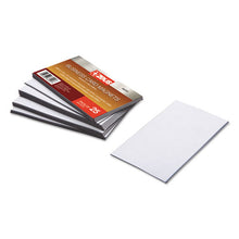 Load image into Gallery viewer, ZEUS® wholesale. Business Card Magnets, 3 1-2 X 2, White, Adhesive Coated, 25-pack. HSD Wholesale: Janitorial Supplies, Breakroom Supplies, Office Supplies.