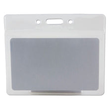 Load image into Gallery viewer, SICURIX® wholesale. Sicurix Badge Holder, Horizontal, 2.13 X 3.38, Clear, 12-pack. HSD Wholesale: Janitorial Supplies, Breakroom Supplies, Office Supplies.