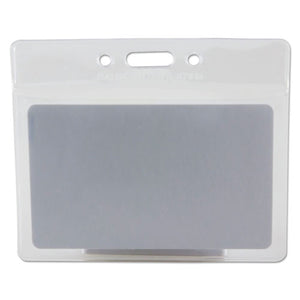 SICURIX® wholesale. Sicurix Badge Holder, Horizontal, 2.13 X 3.38, Clear, 12-pack. HSD Wholesale: Janitorial Supplies, Breakroom Supplies, Office Supplies.