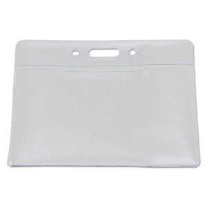 SICURIX® wholesale. Sicurix Badge Holder, Horizontal, 2.13 X 3.38, Clear, 12-pack. HSD Wholesale: Janitorial Supplies, Breakroom Supplies, Office Supplies.