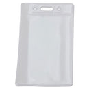 SICURIX® wholesale. Sicurix Badge Holder, Vertical, 2.75 X 4.13, Clear, 12-pack. HSD Wholesale: Janitorial Supplies, Breakroom Supplies, Office Supplies.