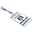 SICURIX® wholesale. Sicurix Badge Holder, Vertical, 2.75 X 4.13, Clear, 12-pack. HSD Wholesale: Janitorial Supplies, Breakroom Supplies, Office Supplies.
