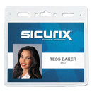 SICURIX® wholesale. Sicurix Vinyl Badge Holder, 4 X 3, Clear, 50-pack. HSD Wholesale: Janitorial Supplies, Breakroom Supplies, Office Supplies.
