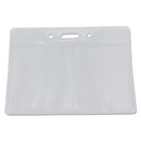 SICURIX® wholesale. Sicurix Vinyl Badge Holder, 4 X 3, Clear, 50-pack. HSD Wholesale: Janitorial Supplies, Breakroom Supplies, Office Supplies.