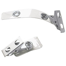 Load image into Gallery viewer, SICURIX® wholesale. Sicurix Id Strap Clips, 0.38&quot; X 2.75&quot;, Clear, 25-pack. HSD Wholesale: Janitorial Supplies, Breakroom Supplies, Office Supplies.