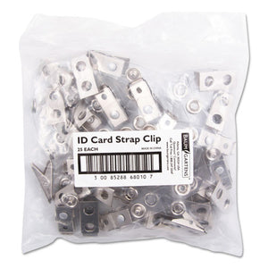 SICURIX® wholesale. Sicurix Id Strap Clips, 0.38" X 2.75", Clear, 25-pack. HSD Wholesale: Janitorial Supplies, Breakroom Supplies, Office Supplies.