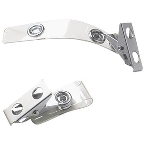 SICURIX® wholesale. Sicurix Id Strap Clips, 0.38" X 2.75", Clear, 25-pack. HSD Wholesale: Janitorial Supplies, Breakroom Supplies, Office Supplies.