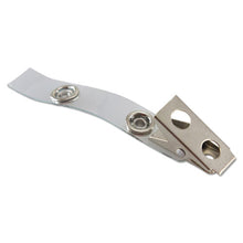 Load image into Gallery viewer, SICURIX® wholesale. Sicurix Id Strap Clips, 0.38&quot; X 2.75&quot;, Clear, 25-pack. HSD Wholesale: Janitorial Supplies, Breakroom Supplies, Office Supplies.