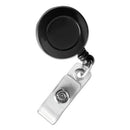 SICURIX® wholesale. Id Slide-style Belt Clip Card Reels, 30" Extension, Black, 25-pack. HSD Wholesale: Janitorial Supplies, Breakroom Supplies, Office Supplies.