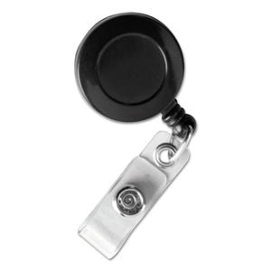 SICURIX® wholesale. Id Slide-style Belt Clip Card Reels, 30" Extension, Black, 25-pack. HSD Wholesale: Janitorial Supplies, Breakroom Supplies, Office Supplies.