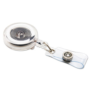 SICURIX® wholesale. Id Slide-style Belt Clip Card Reels, 30" Extension, Translucent-red-blue-purple. HSD Wholesale: Janitorial Supplies, Breakroom Supplies, Office Supplies.