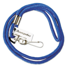 Load image into Gallery viewer, SICURIX® wholesale. Rope Lanyard With Hook, 36&quot;, Nylon, Blue. HSD Wholesale: Janitorial Supplies, Breakroom Supplies, Office Supplies.