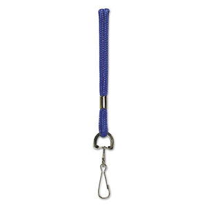 SICURIX® wholesale. Rope Lanyard With Hook, 36", Nylon, Blue. HSD Wholesale: Janitorial Supplies, Breakroom Supplies, Office Supplies.