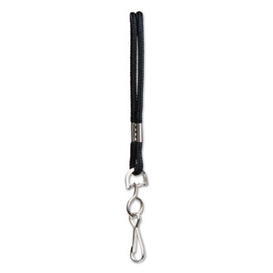 SICURIX® wholesale. Rope Lanyard With Hook, 36", Nylon, Black. HSD Wholesale: Janitorial Supplies, Breakroom Supplies, Office Supplies.