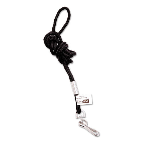 SICURIX® wholesale. Rope Lanyard With Hook, 36", Nylon, Black. HSD Wholesale: Janitorial Supplies, Breakroom Supplies, Office Supplies.