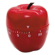 Load image into Gallery viewer, Baumgartens® wholesale. Shaped Timer, 4&quot; Dia., Red Apple. HSD Wholesale: Janitorial Supplies, Breakroom Supplies, Office Supplies.