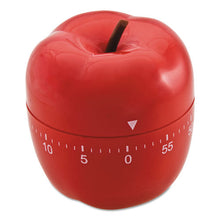 Load image into Gallery viewer, Baumgartens® wholesale. Shaped Timer, 4&quot; Dia., Red Apple. HSD Wholesale: Janitorial Supplies, Breakroom Supplies, Office Supplies.