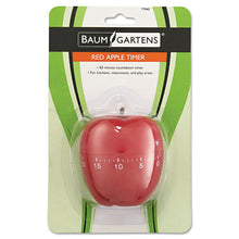 Load image into Gallery viewer, Baumgartens® wholesale. Shaped Timer, 4&quot; Dia., Red Apple. HSD Wholesale: Janitorial Supplies, Breakroom Supplies, Office Supplies.