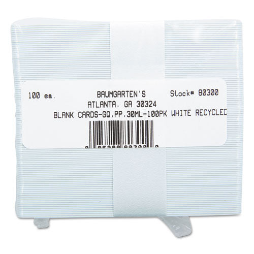 SICURIX® wholesale. Sicurix Blank Id Card, 2 1-8 X 3 3-8, White, 100-pack. HSD Wholesale: Janitorial Supplies, Breakroom Supplies, Office Supplies.