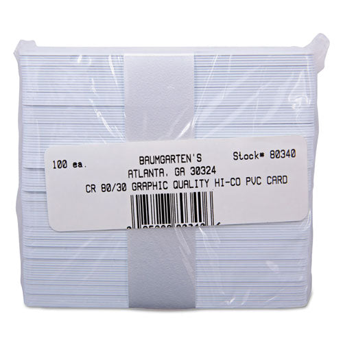 SICURIX® wholesale. Sicurix Blank Id Card With Magnetic Strip, 2 1-8 X 3 3-8, White, 100-pack. HSD Wholesale: Janitorial Supplies, Breakroom Supplies, Office Supplies.