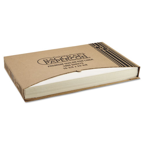 Bagcraft wholesale. Grease-proof Quilon Pan Liners, 16 3-8 X 24 3-8, White, 1000 Sheets-carton. HSD Wholesale: Janitorial Supplies, Breakroom Supplies, Office Supplies.